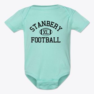 Stanbery Junior High School Classic Football Baby Onesie