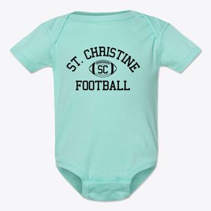 Saint Christine School Classic Football Baby Onesie