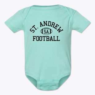 Saint Andrew School Classic Football Baby Onesie