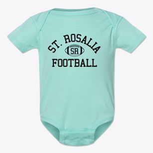 Saint Rosalia School Classic Football Baby Onesie