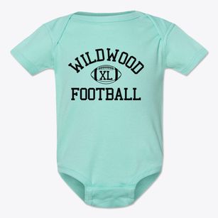 Wildwood Campus Of Harrisburg Area Commu Classic Football Baby Onesie
