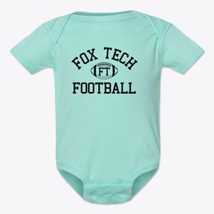 Fox Technical High School Classic Football Baby Onesie