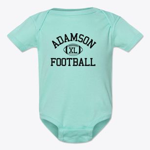 Adamson High School Classic Football Baby Onesie