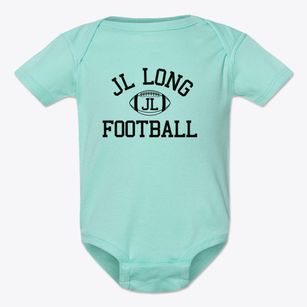 Jl Long Classic Football Baby Onesie