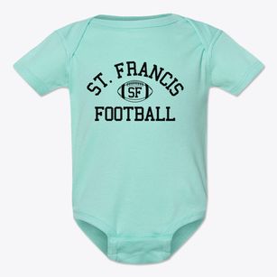 St. Francis Parish School Classic Football Baby Onesie