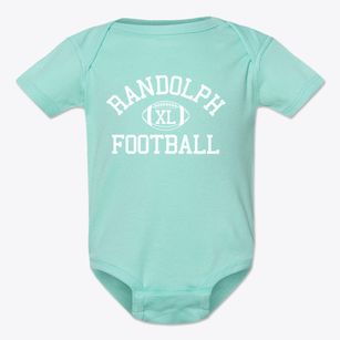 Randolph Christian School Classic Football Baby Onesie