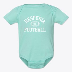 Hesperia High School Classic Football Baby Onesie