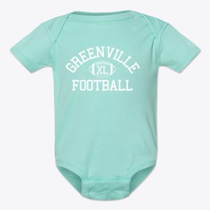 Greenville High School Classic Football Baby Onesie