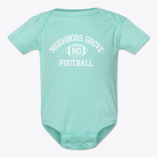 Neighbors Grove Christian School Classic Football Baby Onesie