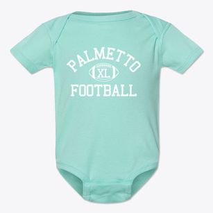 Palmetto Christian Academy Classic Football Baby Onesie
