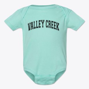 Valley Creek Elementary School Varsity Arch Baby Onesie