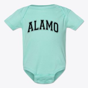 Alamo Junior High School Varsity Arch Baby Onesie