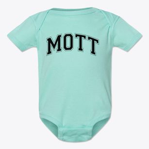 Mott Elementary School Varsity Arch Baby Onesie