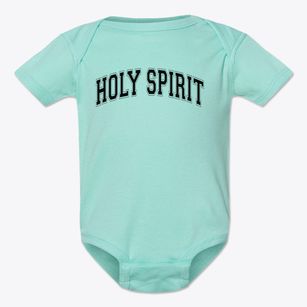 Holy Spirit Parish School Varsity Arch Baby Onesie