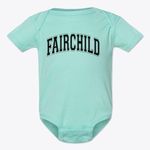 Fairchild Elementary School Varsity Arch Baby Onesie