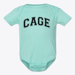 Cage Elementary School Varsity Arch Baby Onesie