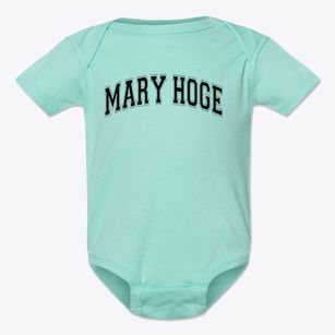 Mary Hoge Middle School Varsity Arch Baby Onesie