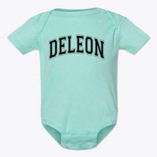 Deleon Elementary School Varsity Arch Baby Onesie