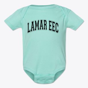 Lamar Early Education Center Varsity Arch Baby Onesie