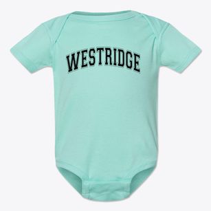 Westridge Elementary School Varsity Arch Baby Onesie