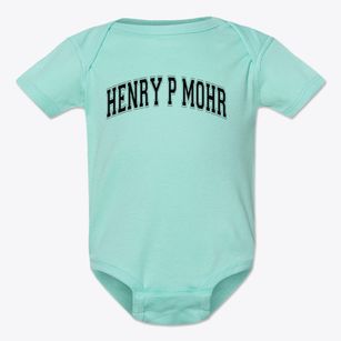 Henry P Mohr Elementary School Varsity Arch Baby Onesie