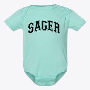 Sager Middle School Varsity Arch Baby Onesie