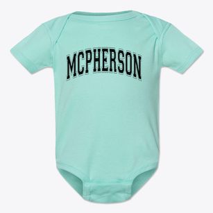 Mcpherson Magnet School Varsity Arch Baby Onesie