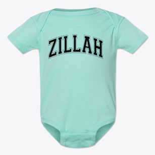 Zillah Elementary School Varsity Arch Baby Onesie