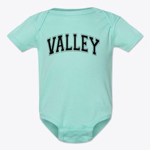 Valley Christian School Varsity Arch Baby Onesie