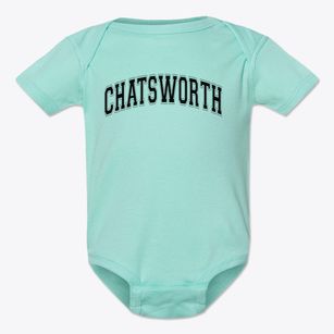 Chatsworth Elementary School Varsity Arch Baby Onesie