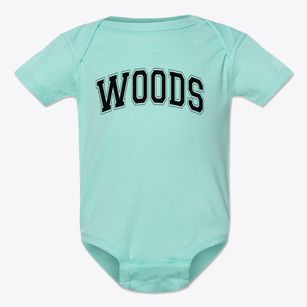Woods Elementary School Varsity Arch Baby Onesie