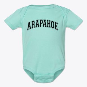 Arapahoe Elementary School Varsity Arch Baby Onesie