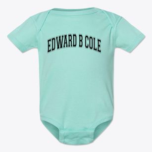 Edward B Cole Sr Academy Varsity Arch Baby Onesie