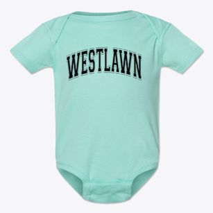 Westlawn Middle School Varsity Arch Baby Onesie
