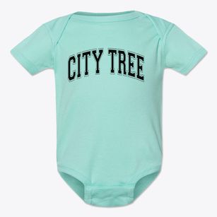 City Tree School Varsity Arch Baby Onesie