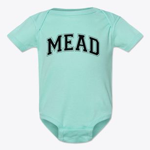 Mead Elementary School Varsity Arch Baby Onesie