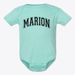 Marion Academy Varsity Arch Baby Onesie