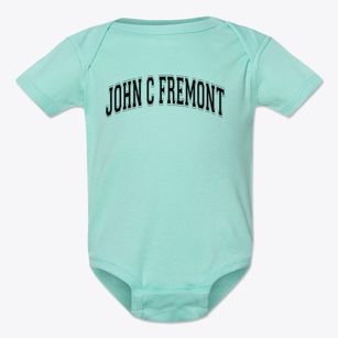 John C Fremont Elementary School Varsity Arch Baby Onesie