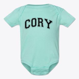 Cory Elementary School Varsity Arch Baby Onesie
