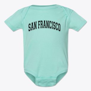 San Francisco Junior Academy Varsity Arch Baby Onesie
