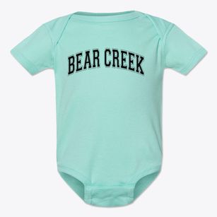 Bear Creek High School Varsity Arch Baby Onesie