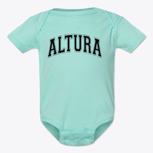 Altura Elementary School Varsity Arch Baby Onesie