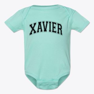 Xavier High School Varsity Arch Baby Onesie