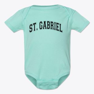 Saint Gabriel School Varsity Arch Baby Onesie