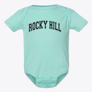 Rocky Hill High School Varsity Arch Baby Onesie