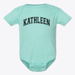 Kathleen H Ryerson School Varsity Arch Baby Onesie