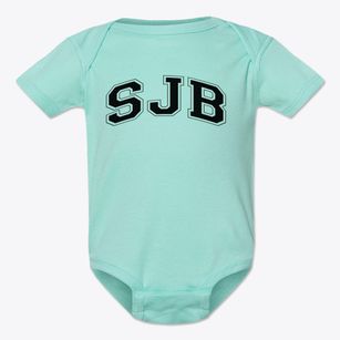 Saint John The Beloved School Varsity Arch Baby Onesie