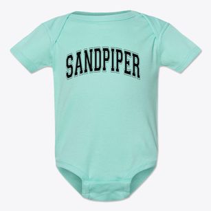Sandpiper Elementary School Varsity Arch Baby Onesie