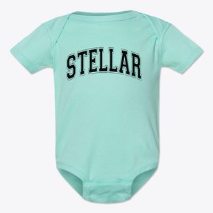 Stellar Secondary School Varsity Arch Baby Onesie