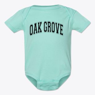 Oak Grove Elementary School Varsity Arch Baby Onesie
